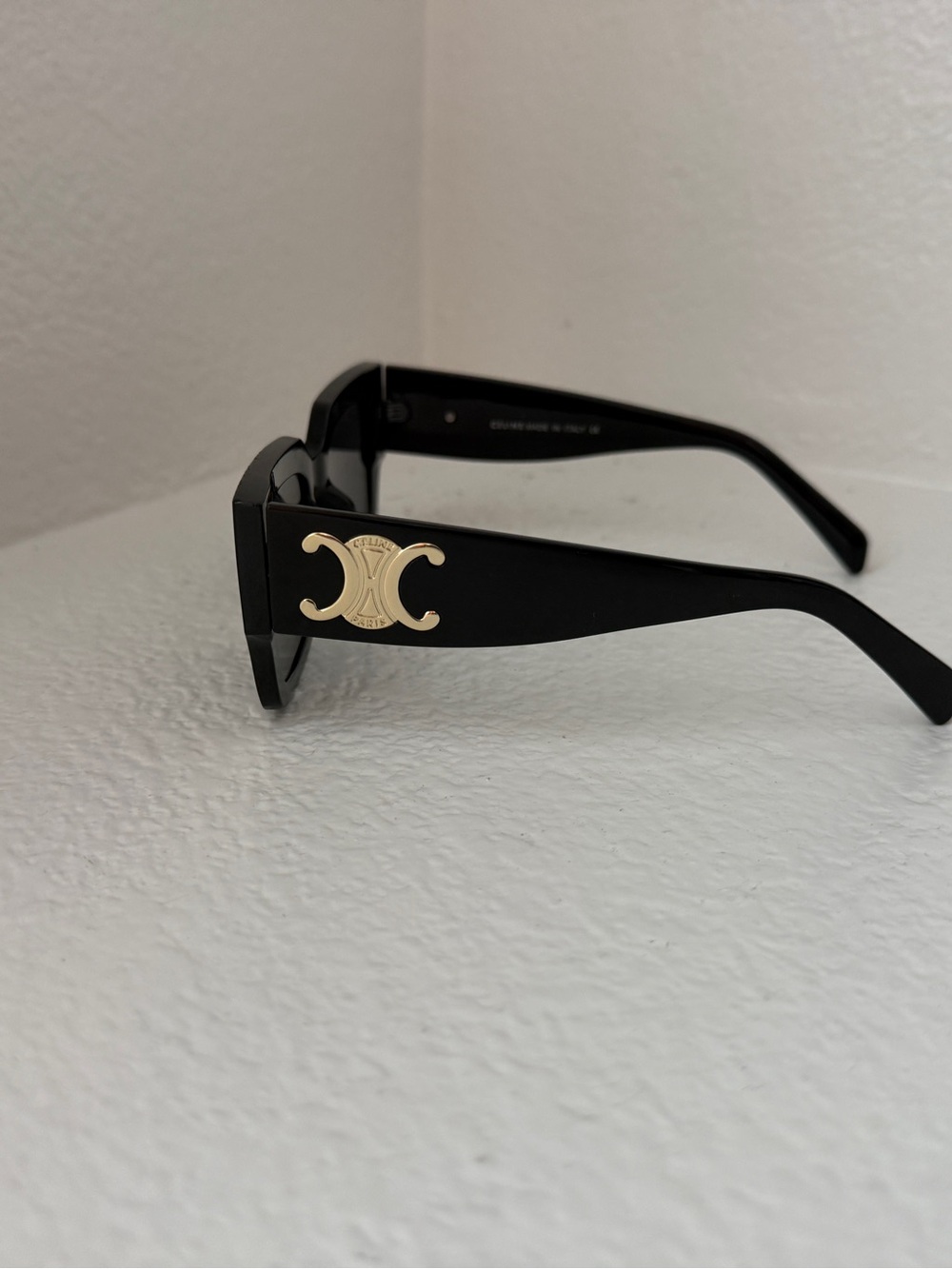 Celine Black Square Sunglasses - Picture 5 of 6